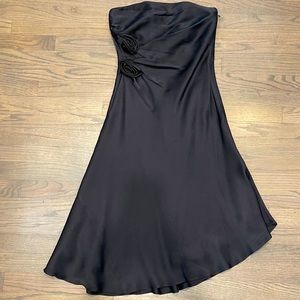 Banana Republic Strapless Silk Dress